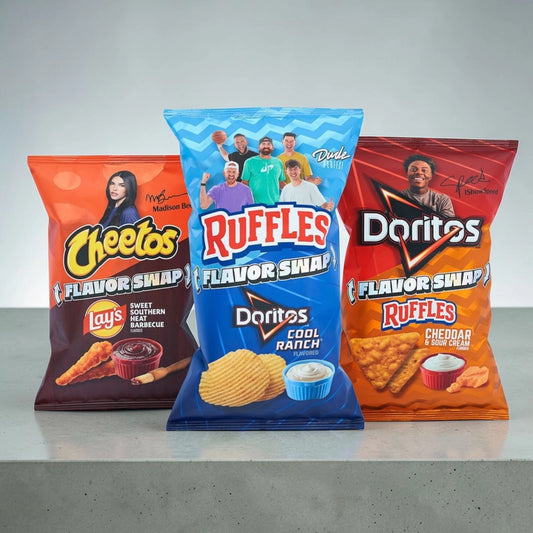 Limited Edition Doritos Ruffles Cheetos Flavor Swap 3pc Variety Pack NEW
