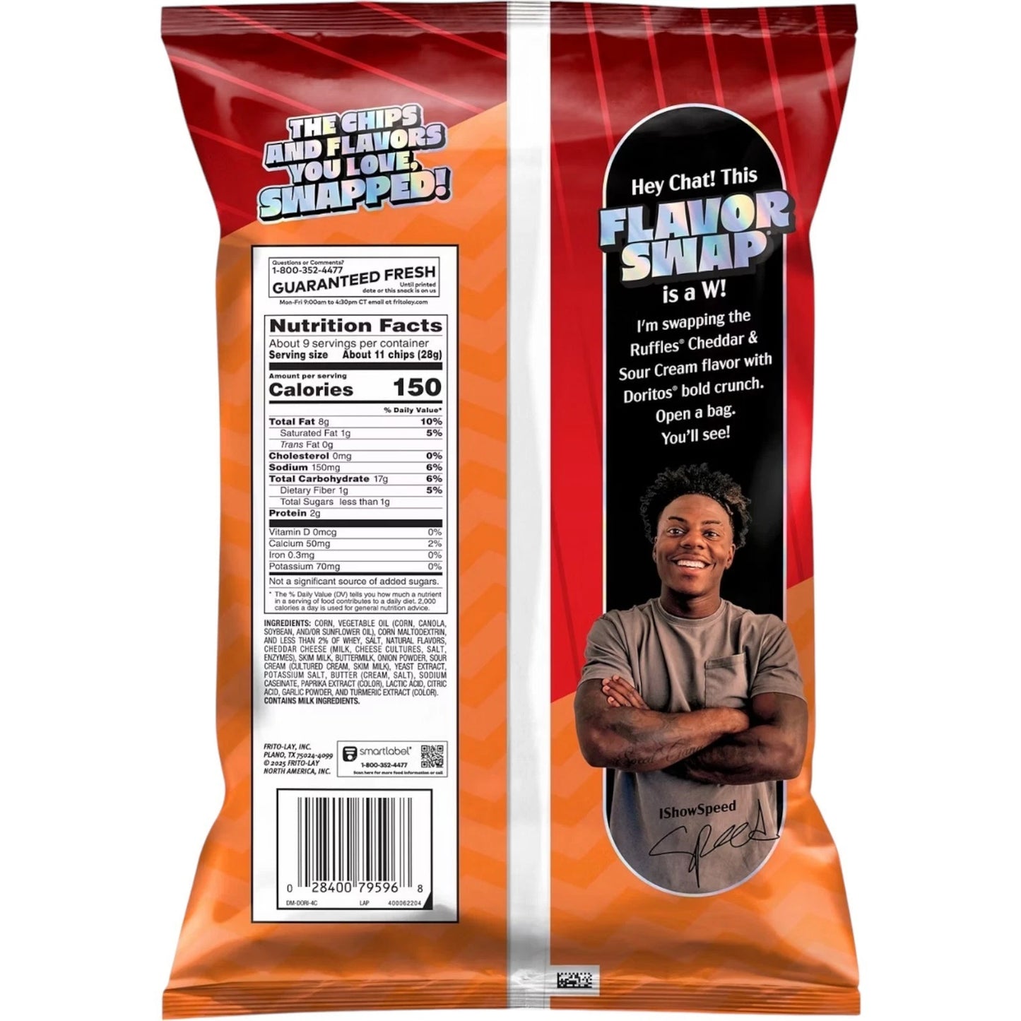 Limited Edition Doritos Ruffles Cheetos Flavor Swap 3pc Variety Pack NEW